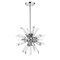 Z-Lite Burst 4 Light Chandelier, Chrome & Clear 4003-4CH - alternate 4